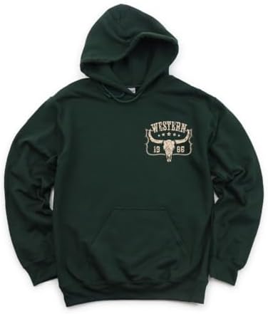 Unisex Casual Print Hoodie - Front Back Printed Heavy Blend Long Sleeve Pullover Hooded Casual Sweatshirts