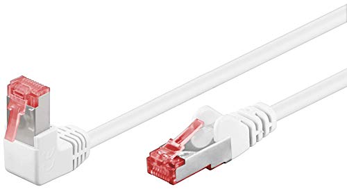 Cavo di rete LAN a doppia schermatura con 2 connettori RJ45, soluzione ideale per spazi minimi