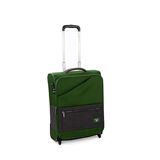 Roncato Maleta Pequeña XS Blanda Hyper - Cabina cm 55 x 40 x 20/23 42/48 L, Extensible, Ligero, Organización Interna, Cierre TSA, Aprobado para: Ryanair Easyjet Lufthansa, Garantìa 2 años