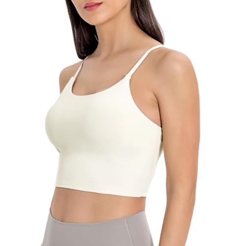Image of Lemedy Women Padded Sports Bra Fitness Workout Running Shirts Yoga Tank Top