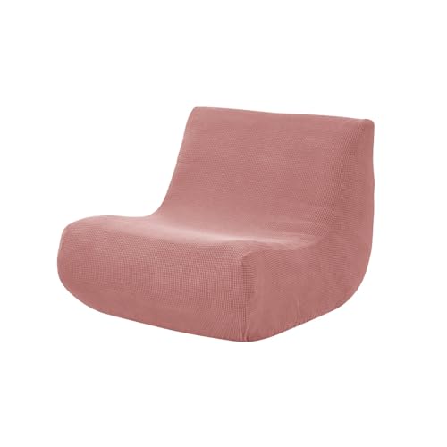 SXZAGZR Housse De Canapé Extensible sans Accoudoirs Universelle - Protection Lavable pour Canapé Lazy Floor, Poufs Tatami Et Fauteuils (Rose)