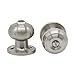 Probrico 8 Pack Interior Privacy Door Knobs Keyless Door Lock Lockset Round Doorknobs in Satin Nickel Door Locks for Bedrooms and Bathrooms Adjustable Latch Backset