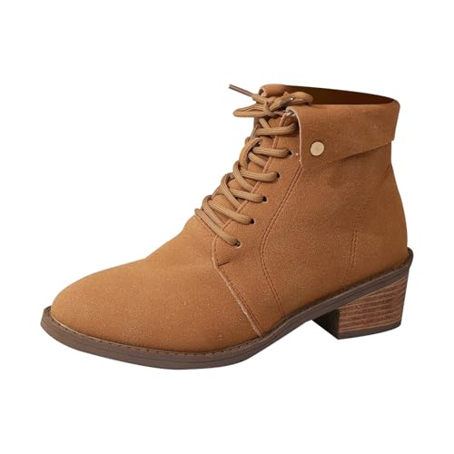 Bottines à Lacets Chaudes et Légères pour Éviter de Glisser