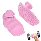HUAfengLan Weight Lifting Grips for Women & Men – Anti-Slip Gym Hand Grips, Palm Protection Workout Gloves for Fitness, Strength Training – 1 Pack (Pink)