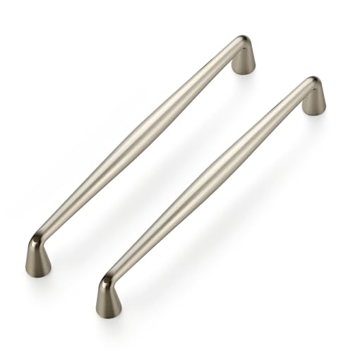 Image of Ravinte 5 Pack 6-1 /4 Inch Brushed Nickel Kitchen Cabinet Handles Solid Zinc Alloy Cabinet Pulls Cupboard Hardware Drawer Handles