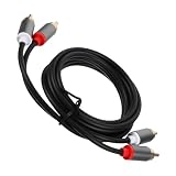 BESPORTBLE Audio Video Kabel 2rca 2rca für Lautsprecher und Dvd Player 1m Langlebiges...