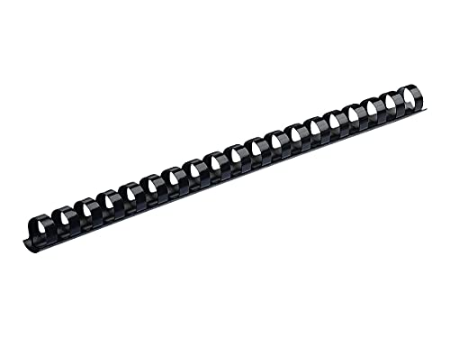 Image of Fellowes inchFellowes 52327, Plastic Combs - Round Back, 100 Pack, Black, inch5 /8 inch inch,120 Sheet Capacity inch