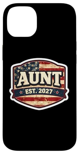 Aunt Est 2027 �����S�������A�����J���� Auntie USA Patriot �X�}�z�P�[�X iPhone 14 Plus �p