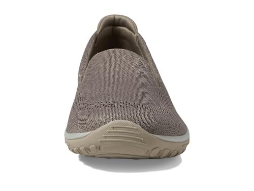 Skechers Women's Reggae Fest - Willows Vibe,Dark Taupe,8.5