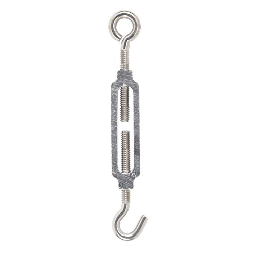 Hampton Turnbuckle L5-3/8 160 Lb Hk&Eye Bulk Al Body Stainless Steel