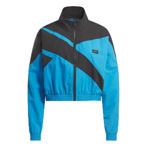 Reebok Veste de survêtement Angel Vector pour femme noire en maille légère