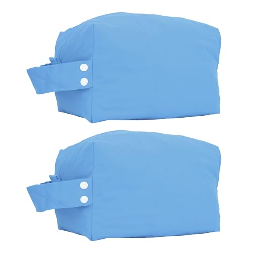 2 Unidades de Fraldas Reutilizáveis ​​à Prova D'água Bolsa Organizador de Armazenamento para Viagen