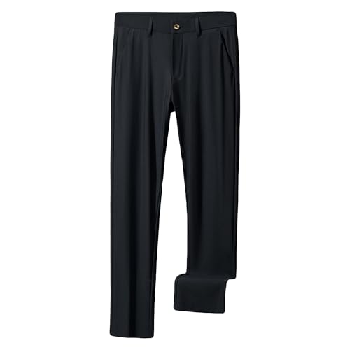 Pantalon habillé décontracté en soie glacée fluide haut de gamme