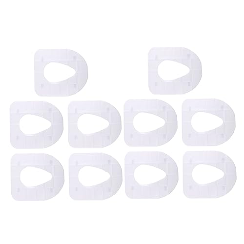 KOMBIUDA 30pcs Disposable Outdoor Toilet Pads Thickened Cushions for Travel Home Adhesive Fixing Points