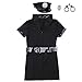 EVGVAT Women Police Costume Halloween Sexy Adult Cop Uniform for Women (Small)