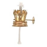 Cabilock Base De Lámpara De Queroseno Linterna De Aceite Base De Lámpara De Aceite para El Hogar Regulador De Lámpara De Queroseno Vintage Quemador De Lámpara De Queroseno Piezas De