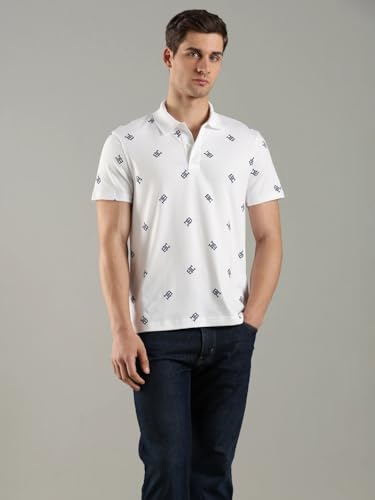 Image of Logo Regular Fit Cotton Polo T-Shirt