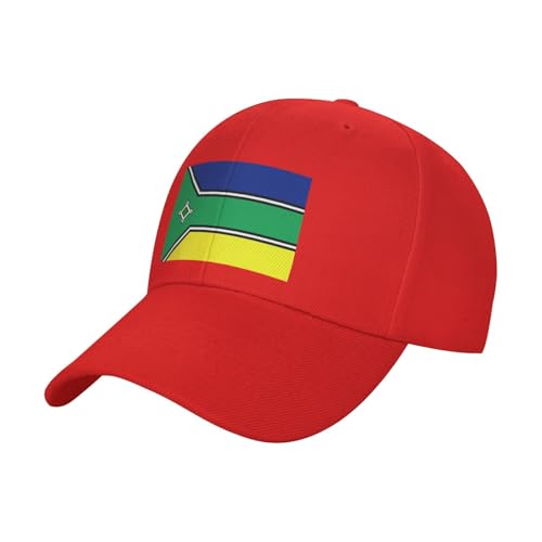 Bandeira do Amap¨¢ Baseball Cap for Women Men Adjustable Outdoor Casual Sun Hat Dad Golf Cap Red