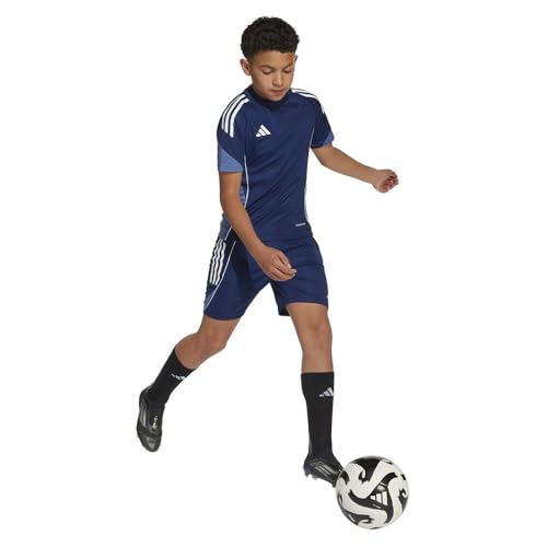 Image of adidas Kids Polyester Regular Fit TIRO 3-Stripes Jersey