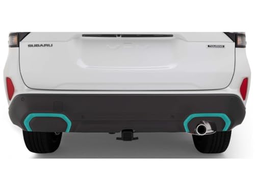 Rear Bumper Trim - 2025 Subaru Forester 3 Subaru Rear Bumper Trim Kit Moldings Turquoise Blue E5510SL200 2025 2026 Forester Genuine OEM