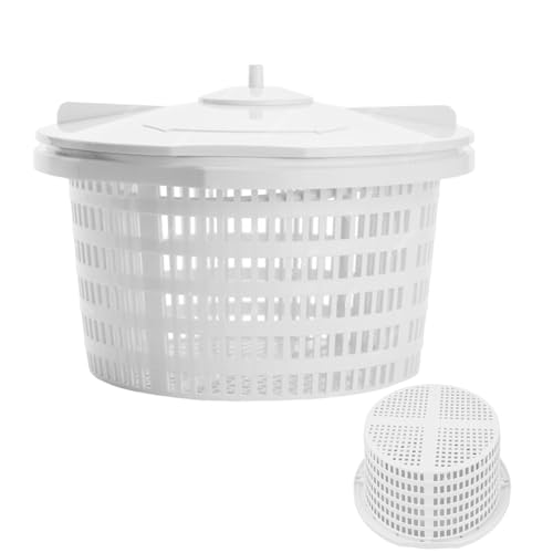 Cesta de filtro de piscina, cesta de skimmer para piscina, deja y escombros eficientemente para piscinas enterradas