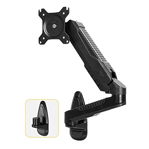 UUYRSZS Soporte para Monitor de 15 a 27', Soporte para Monitor de Montaje en Pared, Brazo para Monitor Individual de Movimiento Completo, Soporte para Monitor de Montaje en Pared Compatible con VESA