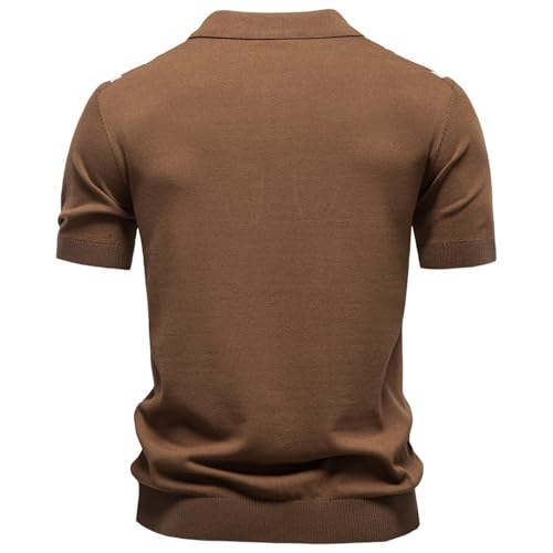 Camiseta a rayas de hombre de punto suave regular fit 6