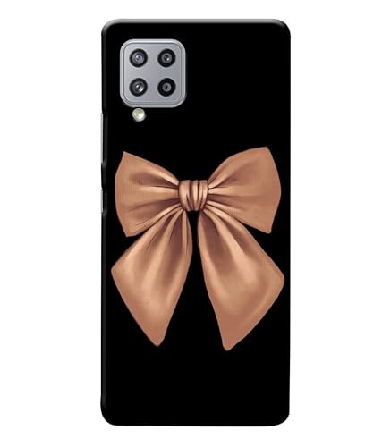 Image of Girly Pink Bow Printed Hard Back Case Cover Compatible for Samsung Galaxy M42 5G (Multicolor) - D1660