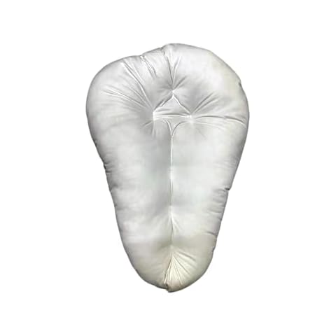 PILLOWS WITH A PURPOSE Jumbo Sciatica Nerve Pain Relief Pillow Hypoallergenic Saddle Shaped Cushion with Cover Cover