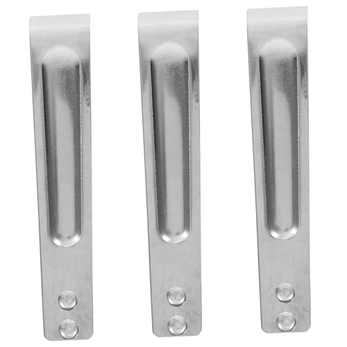 BRIGHTFUFU 3pcs Stainless Steel Garlic Peeler Tweezers Garlic Skin Tool for Kitchen Easy to Use and Clean