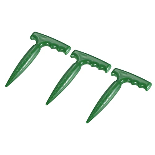 Utensilio de jardinería dibber plástico con mango 3 pk miniatura 1