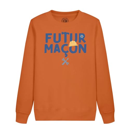 Sweatshirt enfant futur maçon pour célébrer la fierté des métiers manuels dès l'enfance