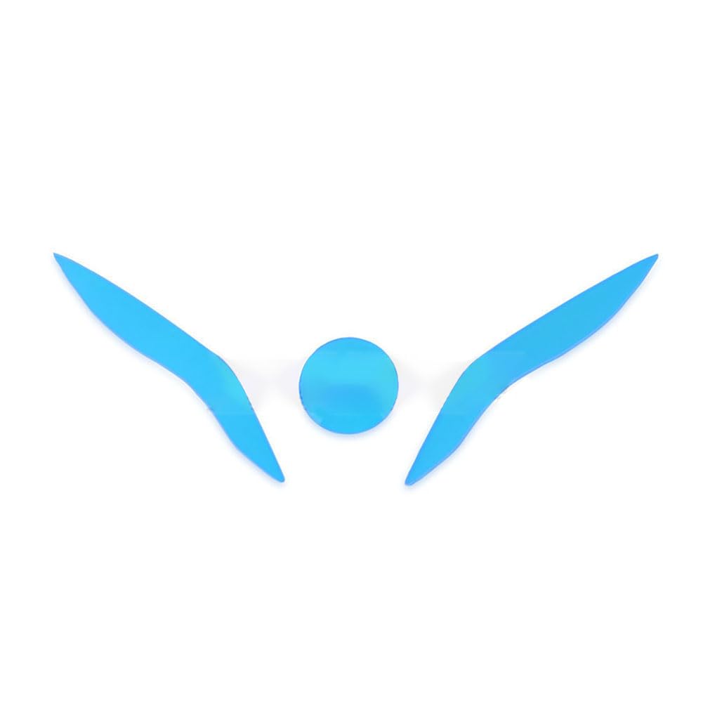 ALmart Motorcycle Front Headlight Guard Headlamp Protector Cover Acrylic Modification Fits forYa-maha YZF-R7 2022+ (Blue)