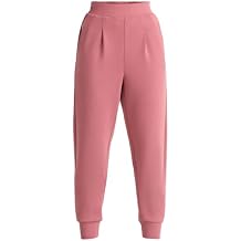 Avia Womens Relaxed Fit Jogger Pants with Pockets, Soft Stretch Knit Fabric