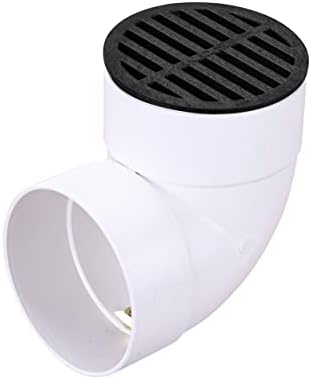 Nds 11 4 In. Black Round Structural Foam Polyolefin Grate