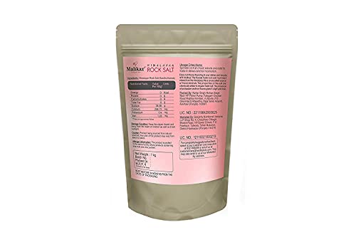 Image of Malikaz' The Royale Taste Malikaz' Himalayan Rock Salt Powder (Pink) Pouch, 1 Kg (Pack of 3)