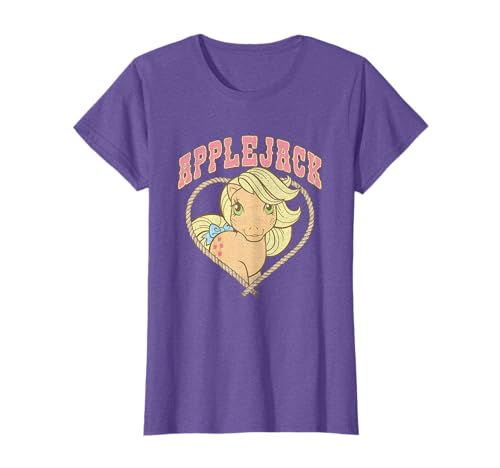 My Little Pony - My Little Pony Cute Applejack Cowgirl Heart Shape Chest Logo T-Shirt - -15%