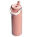 Stanley IceFlow Flip Straw 2.0 Water Bottle 24 oz | Built-In Straw for Travel and Sports | Lightweight and Leak Resistant | Insulated Stainless Steel | BPA-Free | Sienna
