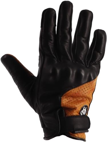 Image of Helstons Virage Air Leather Gloves 4XL