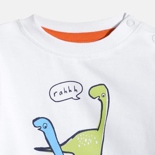 Image of Mothercare Baby Girls T-Shirt Arctic Berry Print Full Sleeve