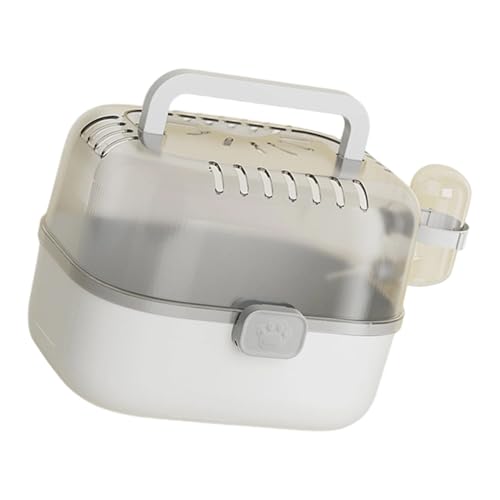 Escape Proof Small Pet Carriers Ventilated Removable Part Light Weight for Hamsters Outdoor Activity Portable Hamster Cage