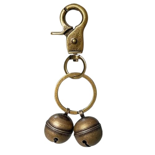 Copper Dog - Dog Collar Bell | Bell Necklace, 4 PCS Extra Loud for Dogs Cat | Hangable Decoration, Pet Supplies, Training Charm for Small, Medium, Large Breeds Anti Theft Bells Little Dogs & Cats