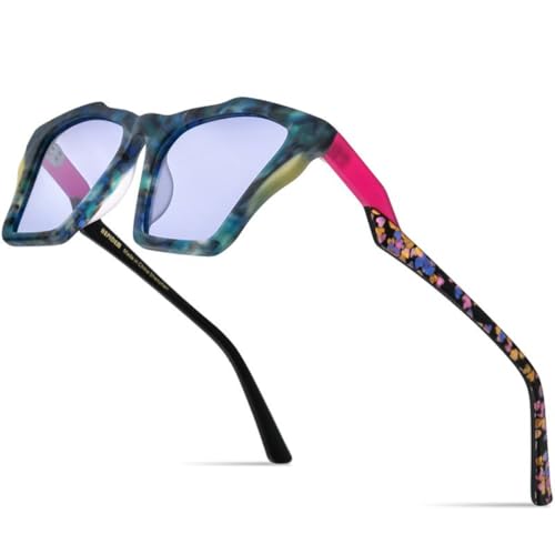 Lunettes de soleil homme carrées et vintage de luxe pour l'été
