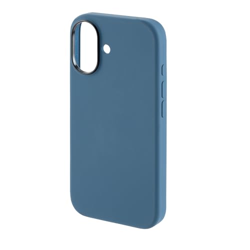 Image of TEKNE Silicone Case for iPhone 17 | MagSafe Compatible | Slim Anti-Slip Grip | Raised Camera & Screen Protection | Scratch Resistant Back Cover - Blue