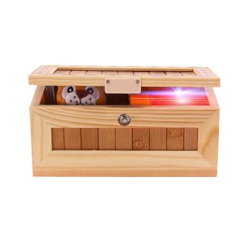 Useless Box Toy,Wooden Dont Touch Useless Boxes, Spoof Toy Funny Don't TouchTiger Box Toys Leave Me