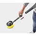 Kärcher T 5 T Racer Patio Cleaner for High Pressure Washers Original Accessory, Twin Jet Rotating Arm, Ergonomic Surface Cleaner