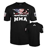 Bad Boy USA MMA Artist American Flag T-Shirt Black X-Large