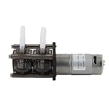 YWBL-WH Electric Peristaltic Pump, DC Brushed Motor Liquid Dosing Pump for Lab Industry (12V)