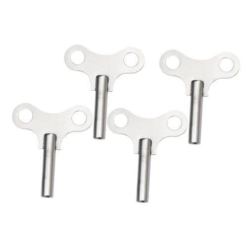 BESTonZON 4 Stück Uhrenschlüssel Aufziehschlüssel Für Uhr Aufzugsschlüssel Austauschen Aufziehen Von Schlüsseln Schlüssel Zum Aufziehen Der Uhr Robuste Uhrenwerkzeuge Reparatur Uhrwerk Stahl