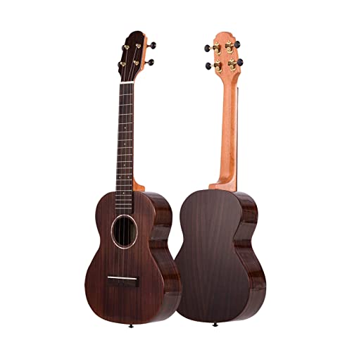ukulélé Voyage Vernis Spéculaire en Bois Massif De 23 Pouces Ukulélé en Bois Massif avec Tuner Capo 4 Cordes - Les Beatles, Paul McCartney, John Lennon, RIngo Starr, George Harrison ukulélé Voyage Vernis Spéculaire en Bois Massif De 23 Pouces Ukulélé en Bois Massif avec Tuner Capo 4 Cordes – Image 5